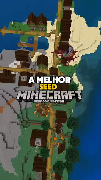 MELHOR SEED PRO MINECRAFT BEDROCK #minecraft #game ...| Kwai
