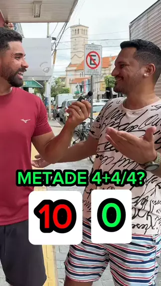 Qual a metade de 4+4/4? #Entrevista #matematica #C ...| Kwai
