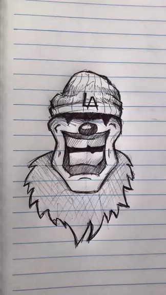 Como desenhar um palhaço no caderno #comodesenhar ...| Kwai