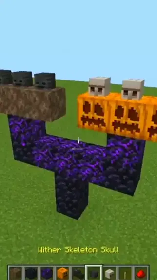 Skeleton Minecraft Build Easy minecraft skeleton skull build