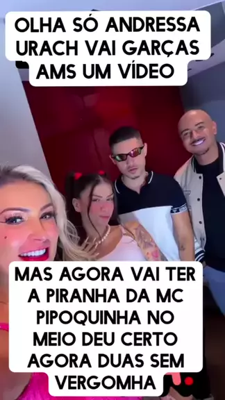 mc pipoquinha andressa urach: