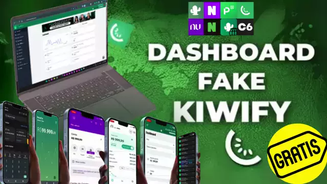 Explicação dodashboard kiwify fake