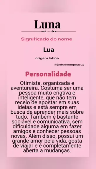 qual o significado do nome luna? | luna | discover